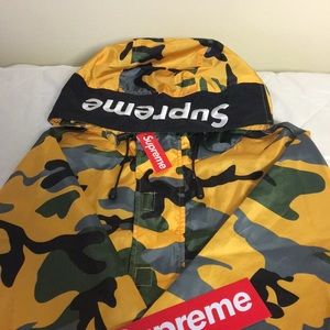 Supreme Camo half zip pullover